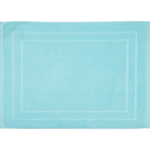 Tapete saída de banho PRAIA azul claro 50x70cm