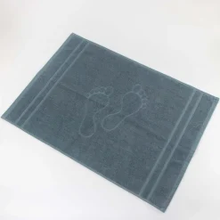 Tapete saída de banho TOOSTY pés azul