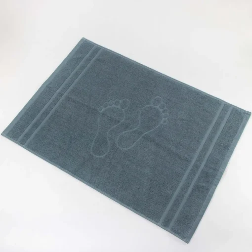 Tapete saída de banho TOOSTY pés azul
