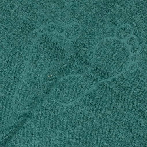 Tapete saída de banho TOOSTY pés verde
