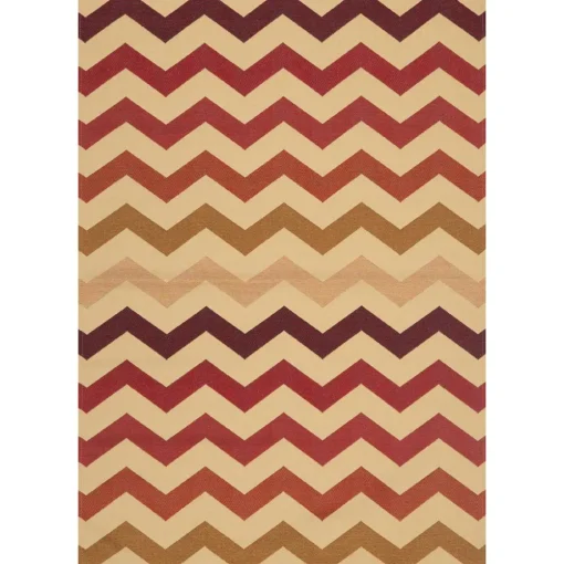 Tapete SUNLIGHT bege e vermelho 70x120cm