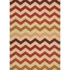 Tapete SUNLIGHT bege e vermelho 150x220cm