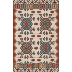 Tapete SUNLIGHT ocre e vermelho 100x150cm