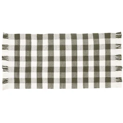 Tapete THE FLORAL vichy verde 70x140cm