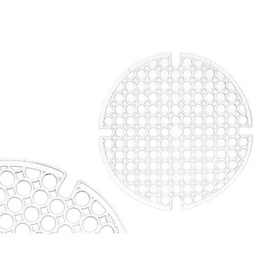 Tapete transparente redondo para banca 29cm