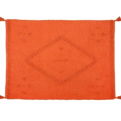 Tapete TROPICAL PANAMA terracota com tassels 120x160cm