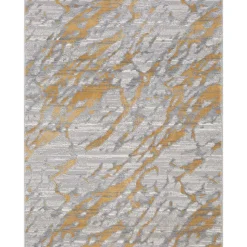 Tapete VIQI waves amarelo 160x235cm
