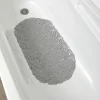 Tapete WC Antiderrapante Bolhas Cinza