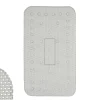 Tapete wc antiderrapante cinza 40x69cm