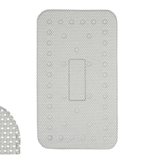 Tapete wc antiderrapante cinza 40x69cm