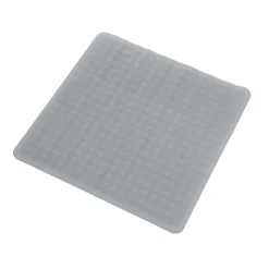 Tapete WC Antiderrapante Cinza Escuro 53x53cm