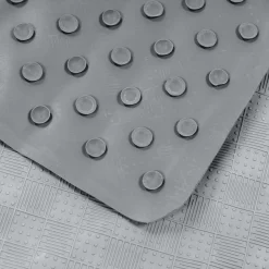 Tapete WC Antiderrapante Cinza Escuro 34x74cm