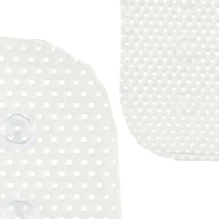 Tapete wc antiderrapante branco 40x69cm