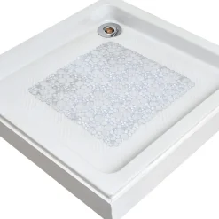 Tapete wc antiderrapante bolhas 50x50cm