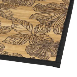 Tapete wc BLACKFLOWER em bambu 50x80cm