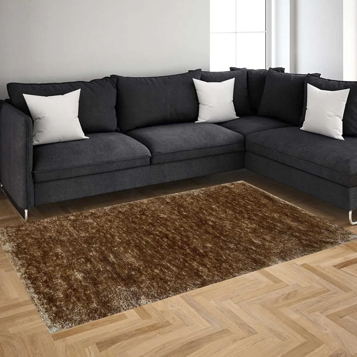 Tapete wc castanho 50x80cm