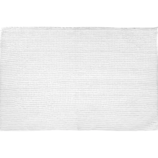 Tapete wc chenille branco 50x80cm