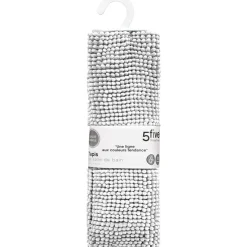 Tapete wc chenille branco 50x80cm