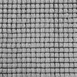 Tapete wc chenille cinza 80x50cm