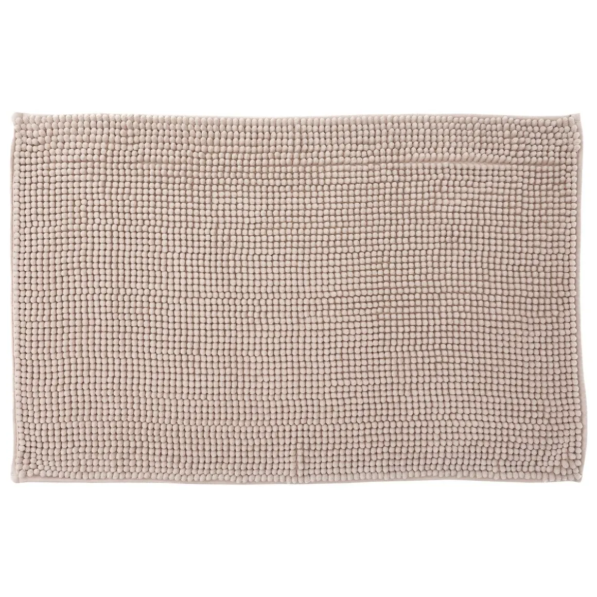 Tapete wc chenille cor linho 80x50cm