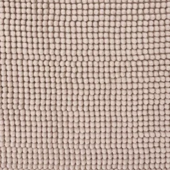 Tapete wc chenille cor linho 80x50cm