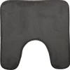 Tapete wc com contorno cinza 48x48cm