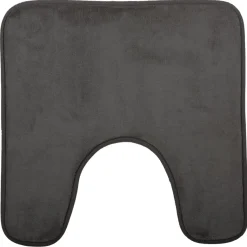 Tapete wc com contorno cinza 48x48cm