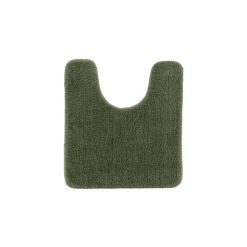 Tapete wc com contorno verde caqui 45x50cm