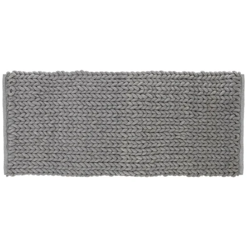 Tapete wc espesso cinza 50x120cm