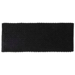 Tapete wc espesso preto 50x120cm