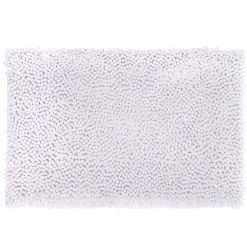 Tapete wc maxi branco chenille 50x80cm