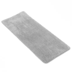 Tapete wc microfibra especial cinza claro 50x120cm