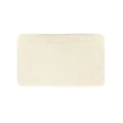 Tapete wc microfibra macio natural 45x75cm