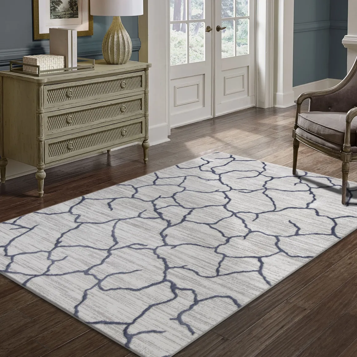 Tapete WESTON cinza antracite 200x285cm