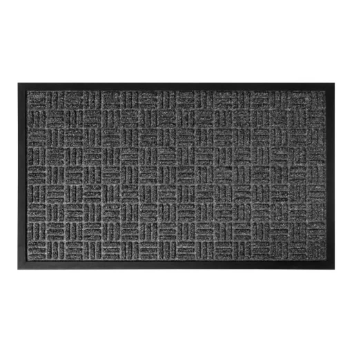 Tapete YVAN cinza escuro 45x75cm