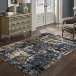 Tapete ZAHA abstract azul 133x190cm