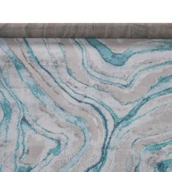 Tapete ZAHA abstract cinza e azul 200x285cm