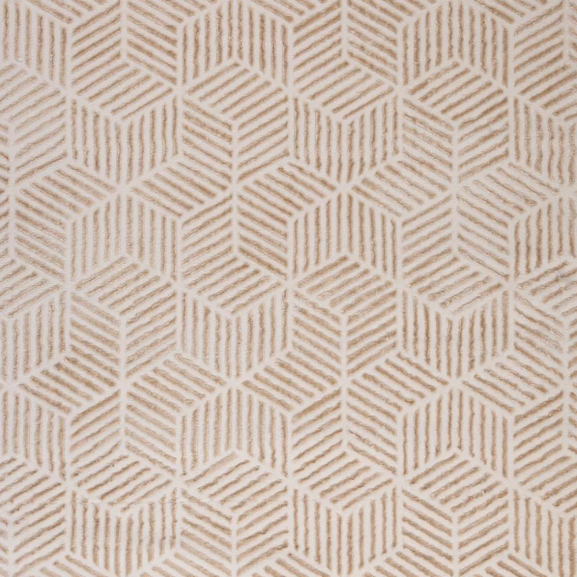 Tapete ZAHA geométrico bege 200x285cm