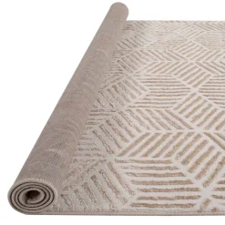 Tapete ZAHA geométrico bege 160x235cm