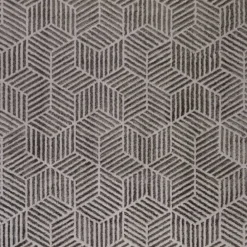 Tapete ZAHA geométrico cinza antracite 200x285cm