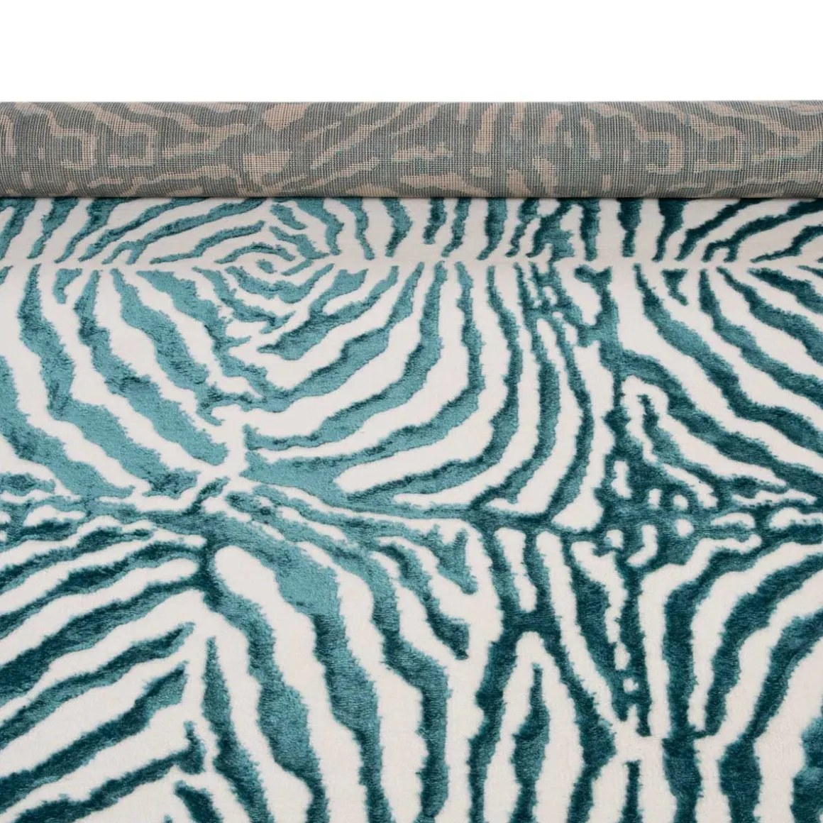 Tapete ZAHA zebra azul 120x160cm