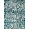 Tapete ZAHA zebra azul 80x150cm