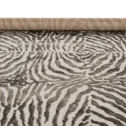 Tapete ZAHA zebra cinza antracite 160x235cm