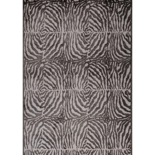 Tapete ZAHA zebra cinza antracite 120x160cm