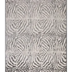 Tapete ZAHA zebra cinza 80x150cm