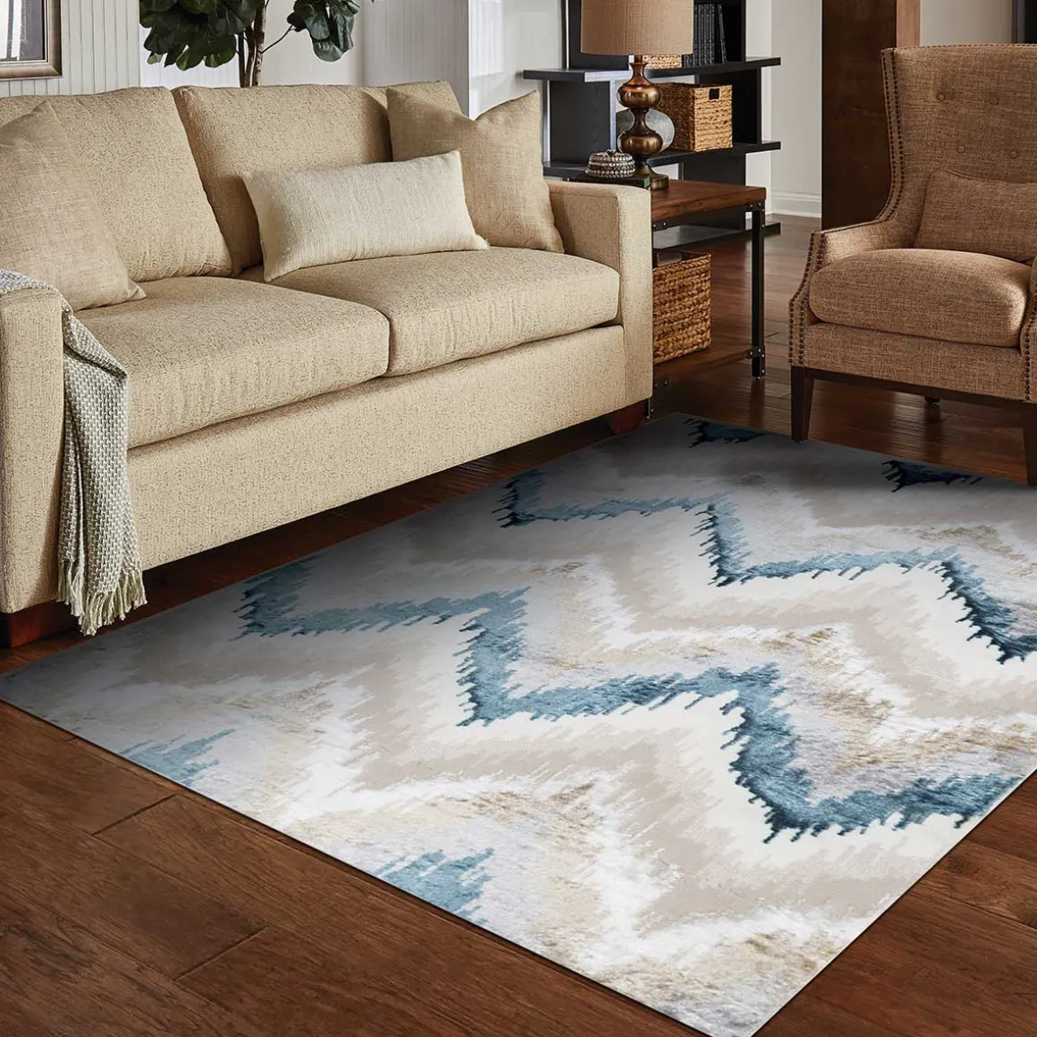 Tapete ZAVE peaks multicolor 120x160cm