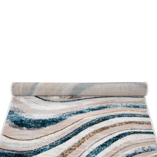 Tapete ZAVE waves multicolor 133x190cm