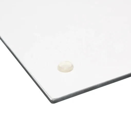 Tábua de cozinha decoração mármore em vidro 20x30cm
