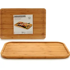 Tábua de cozinha em bambu 24x36cm