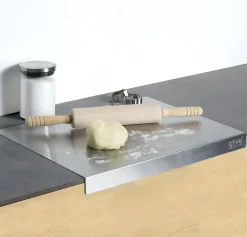Tábua de cozinha em inox 40x50cm